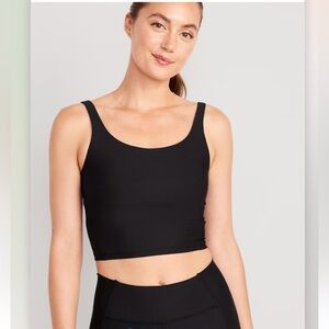 Old Navy Light Support PowerSoft Longline Sports Bra - XL